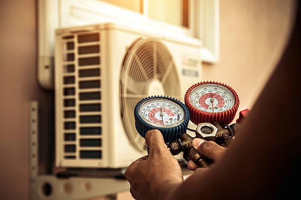 Professional Hvac Installation technician working in Perkiomenville, PA